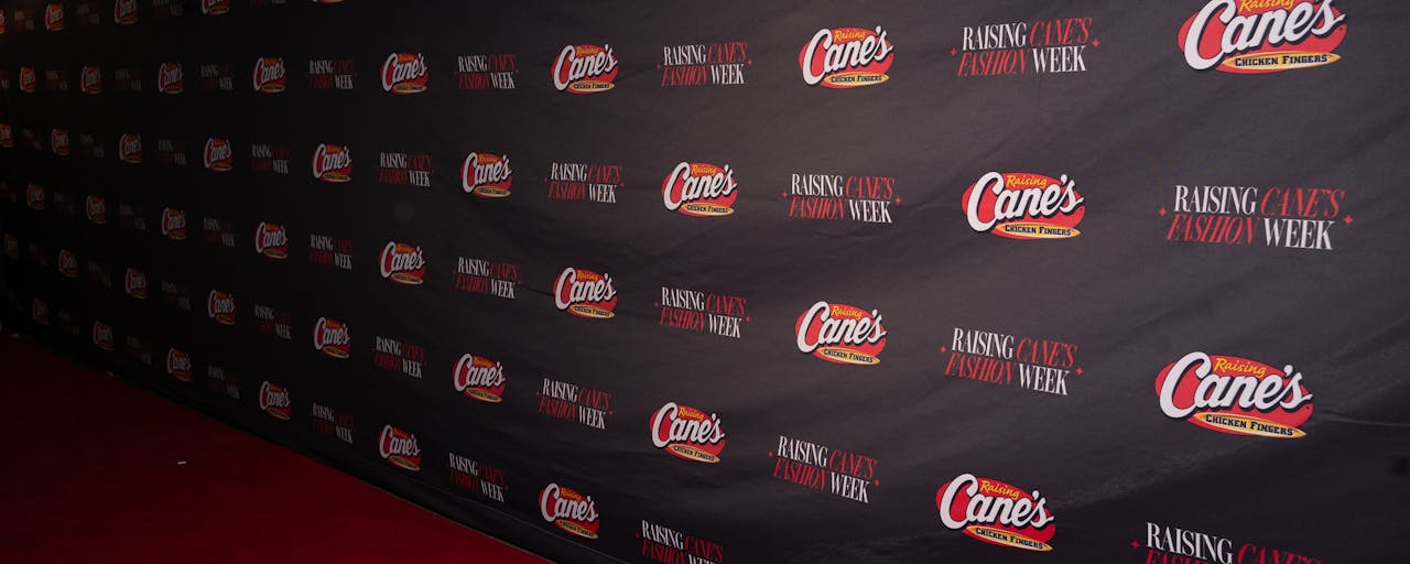 Raising Cane's Fashion Week Red Carpet