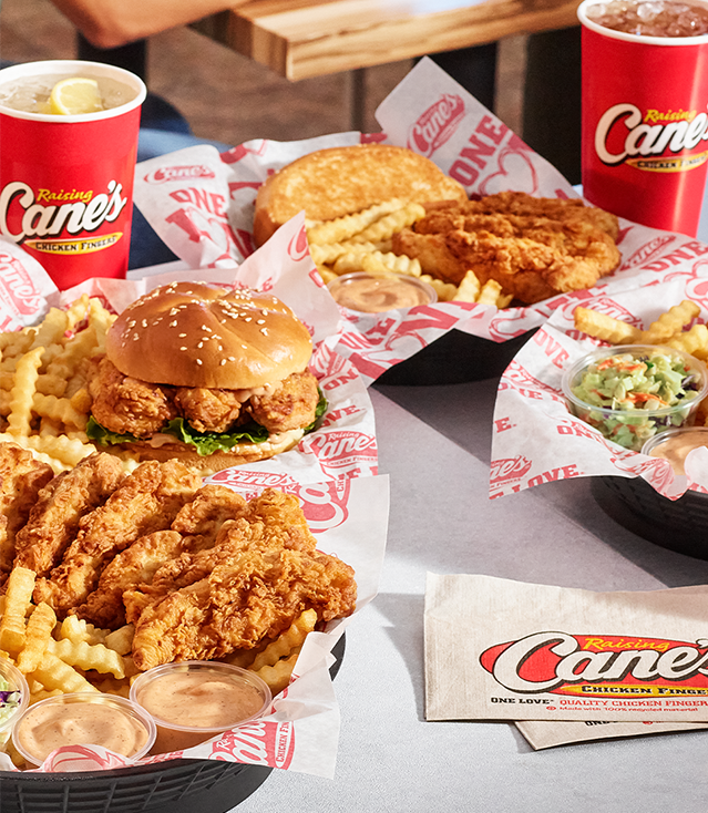Raising Cane's Chicken Finger Combos