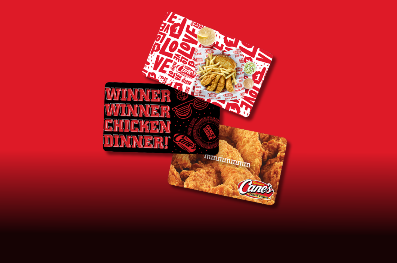 Shop Raising Cane's Gift Cards