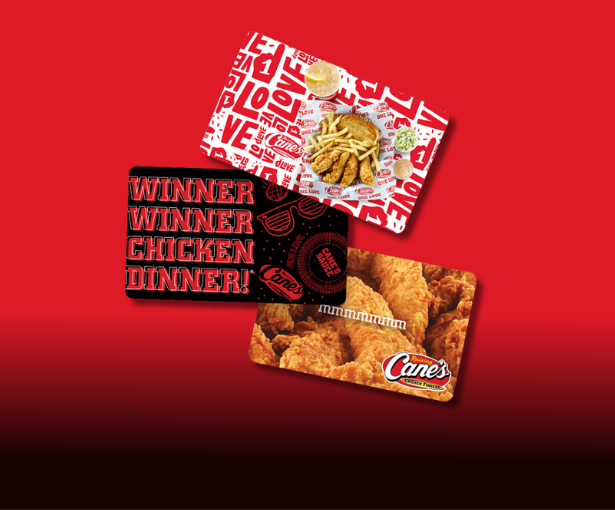 Shop Raising Cane's Gift Cards