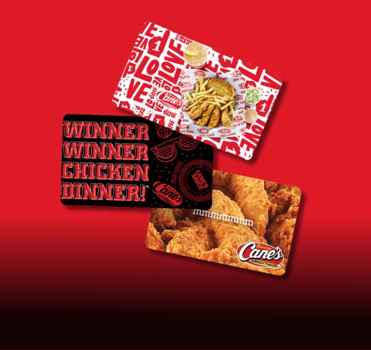 Shop Raising Cane's Gift Cards