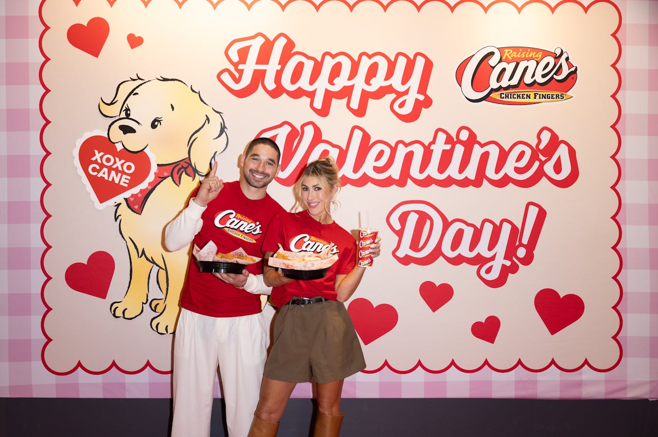 Emma Slater and Alan Bersten x Raising Cane's