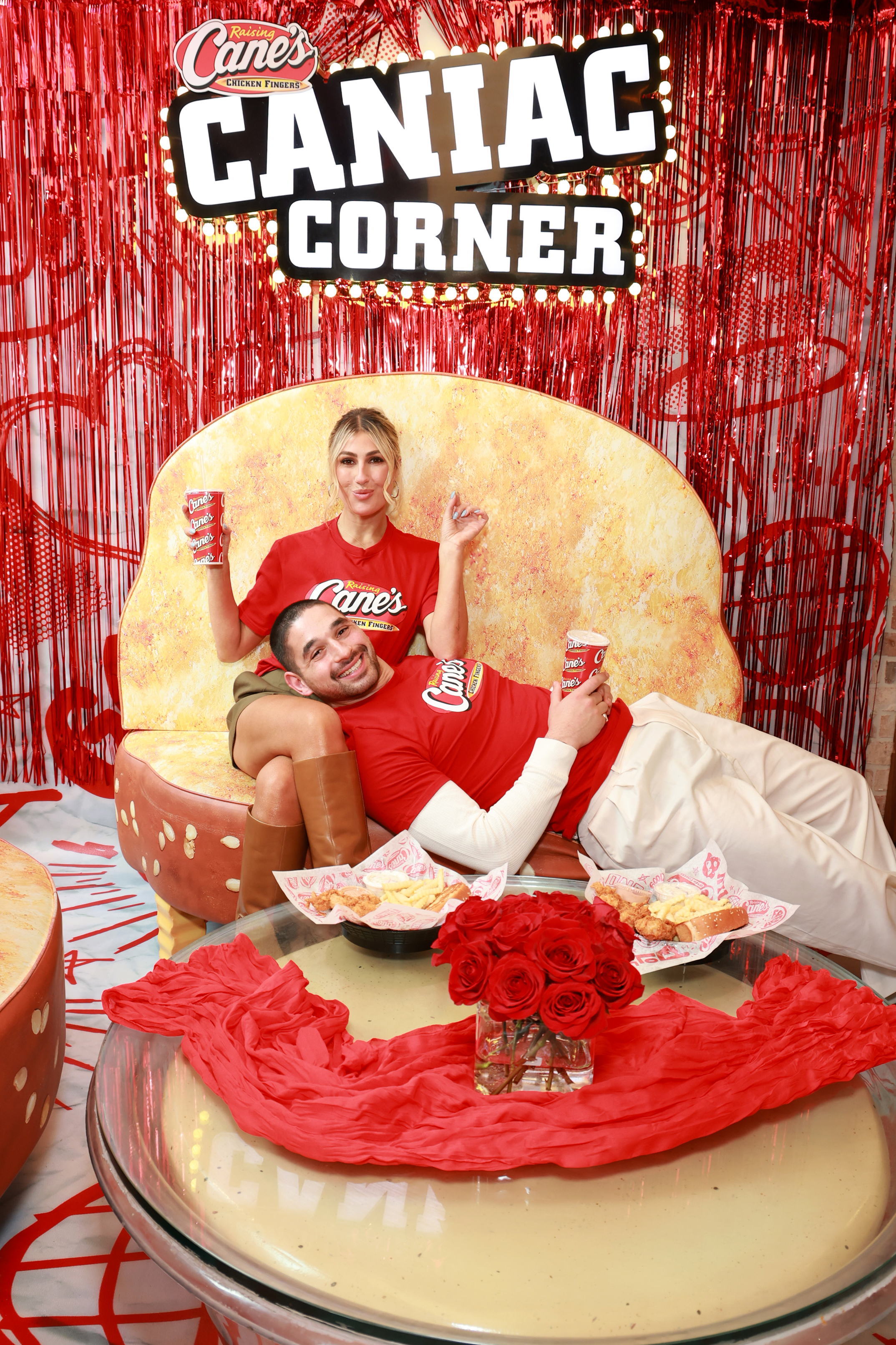 Emma Slater & Alan Bersten at Raising Cane's 