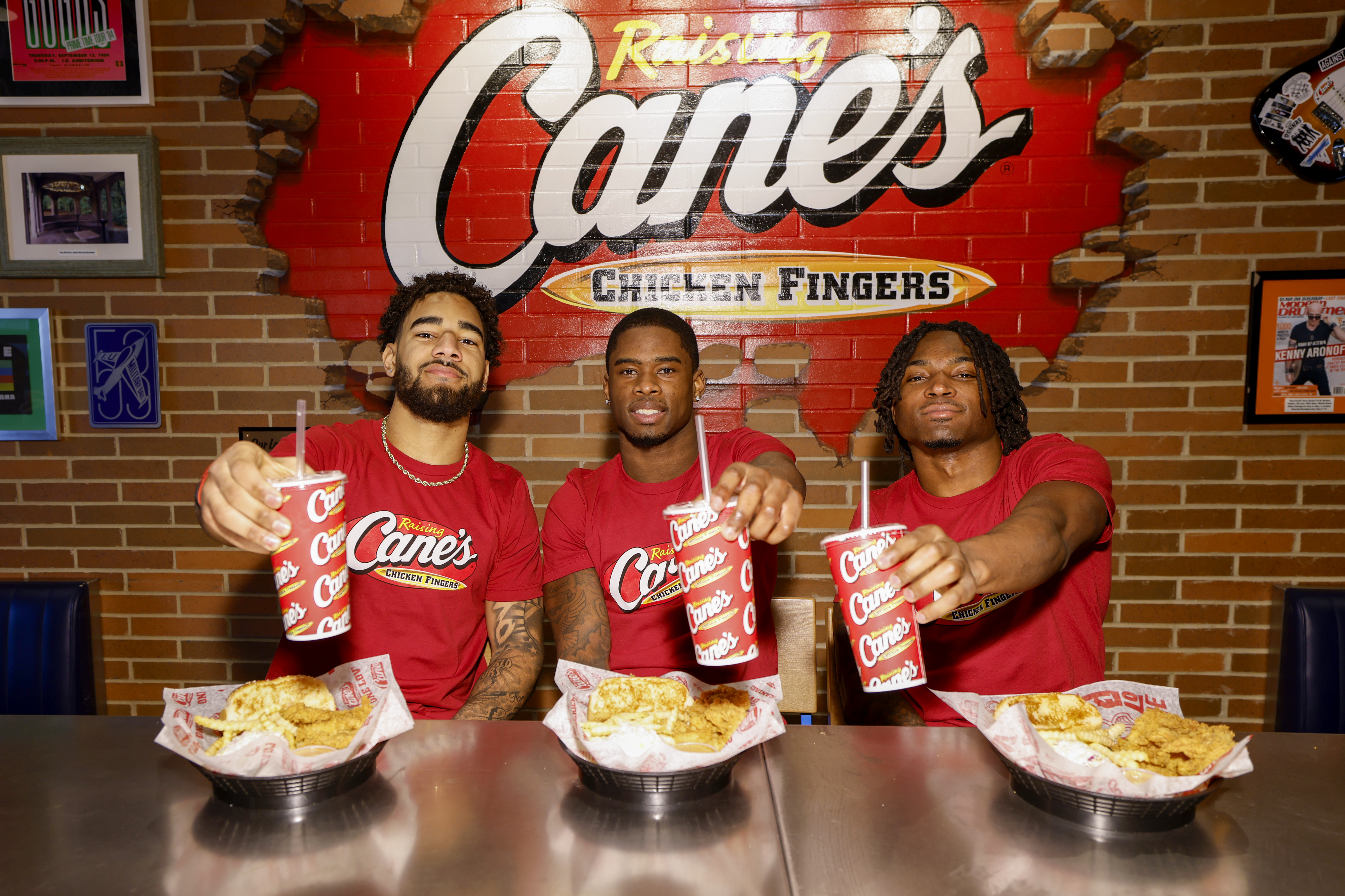 Elijah, Jamari, and D'Angelo at Raising Cane's