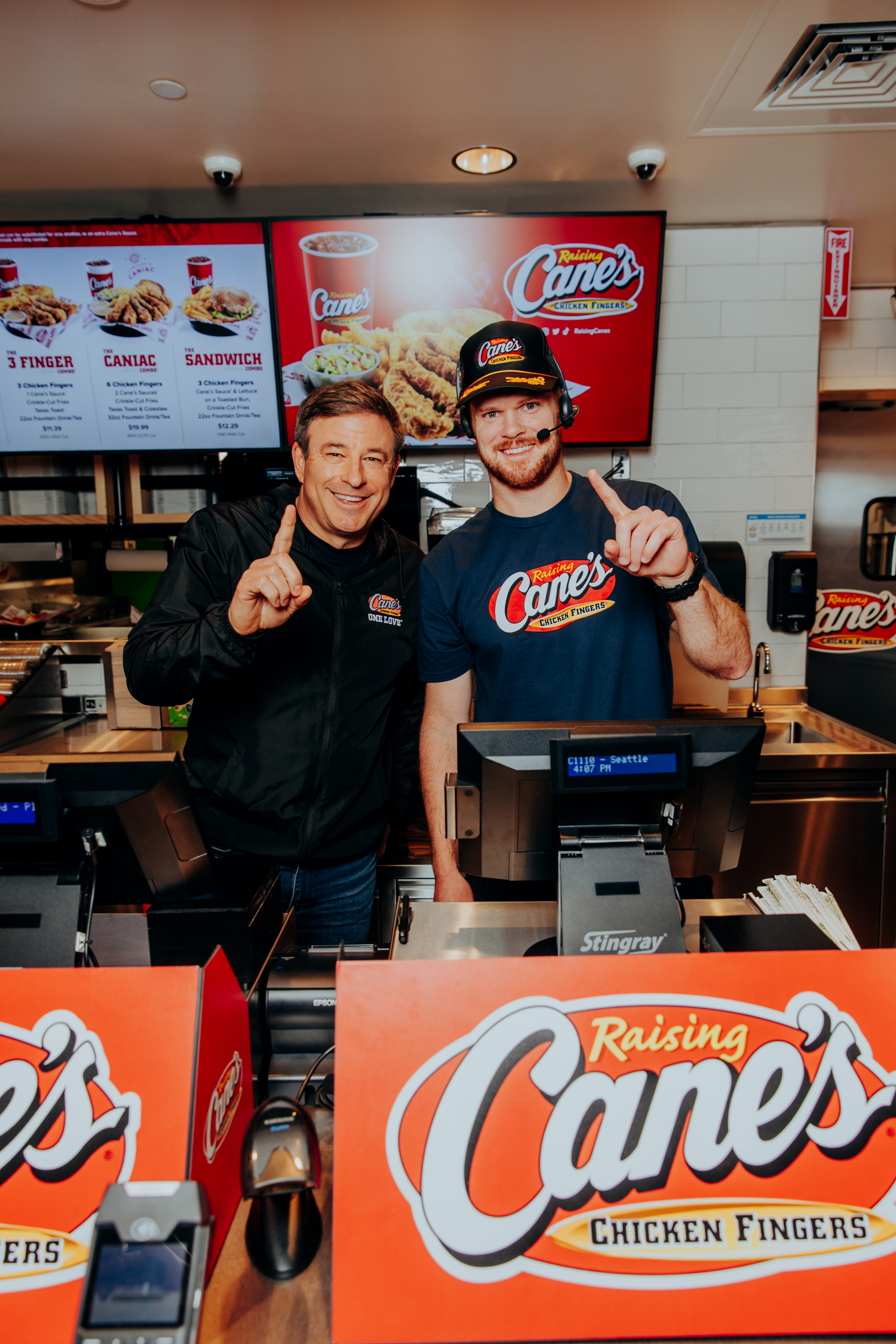 Sam Darnold and Todd Graves