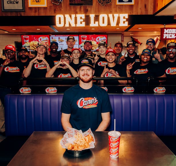 Sam Darnold x Raising Cane's Crew