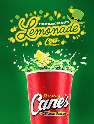 Raising Cane's Leprechaun Lemonade