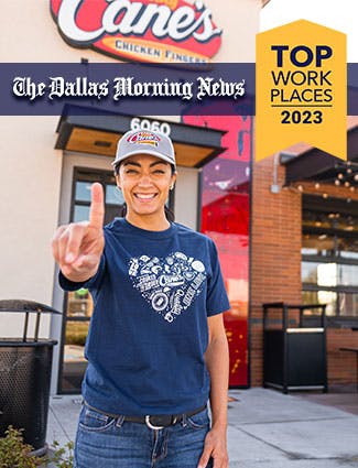 Raising Cane's Dallas Morning News Top Work Places