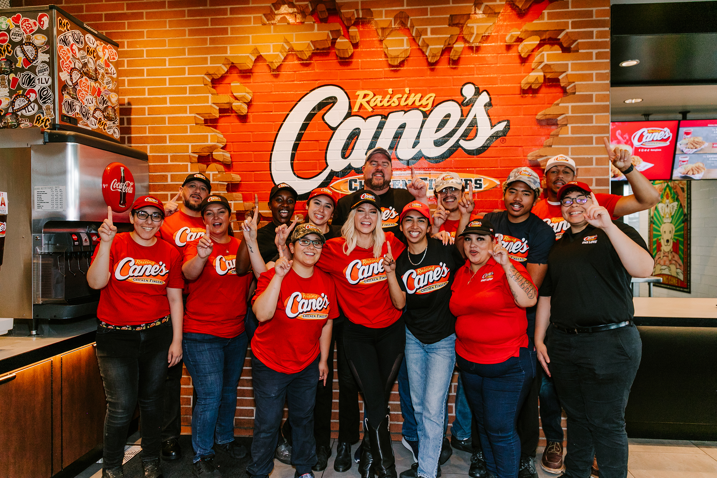 Raising Cane's Drive thru series with the crew