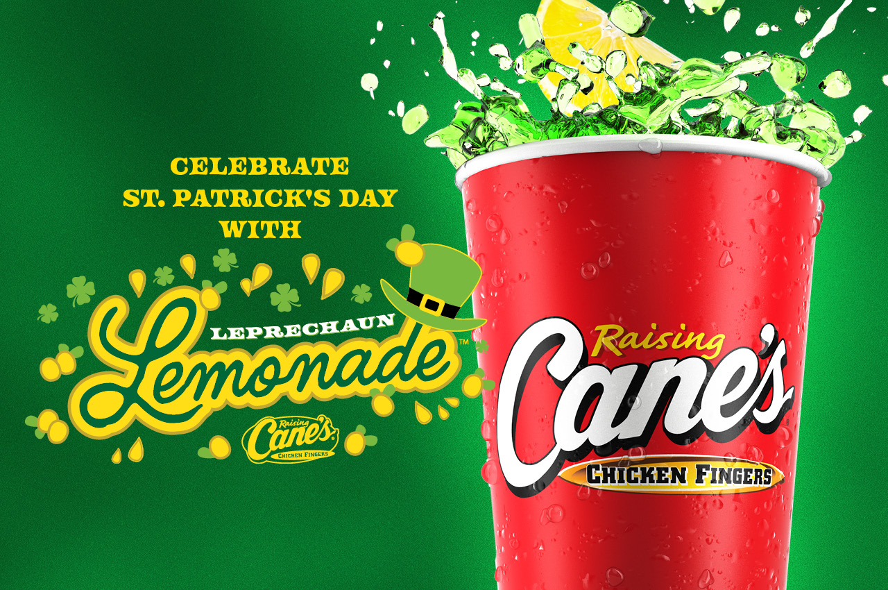 Raising Cane's Leprechaun Lemonade