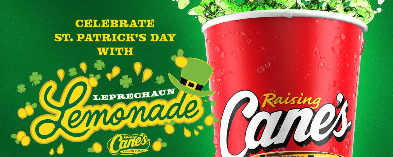 Raising Cane's Leprechaun Lemonade