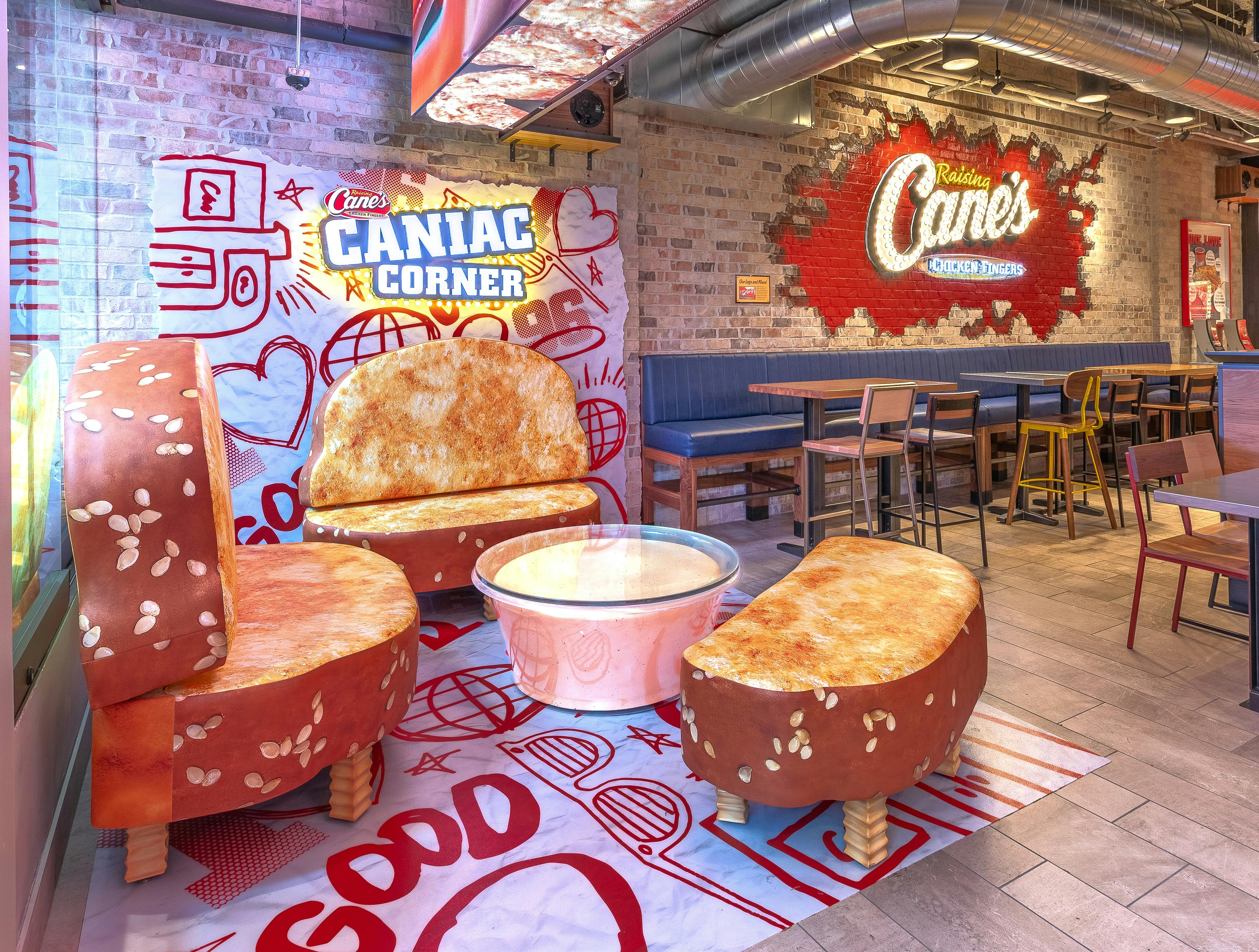 Caniac Corner at the Times Square location. 