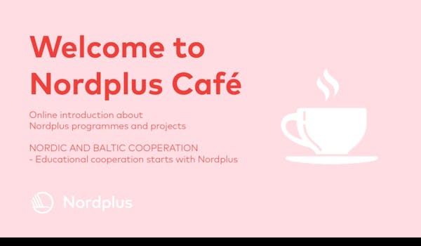 Kynningarborði Nordplus Café