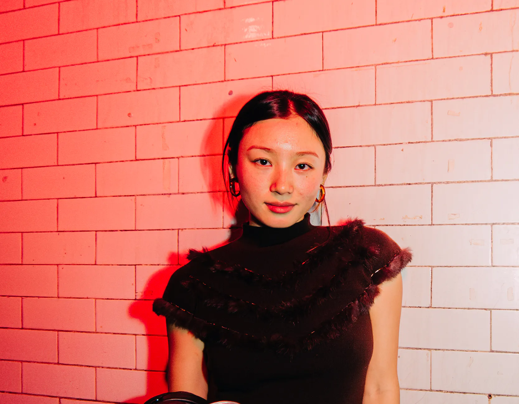 student standing in a club