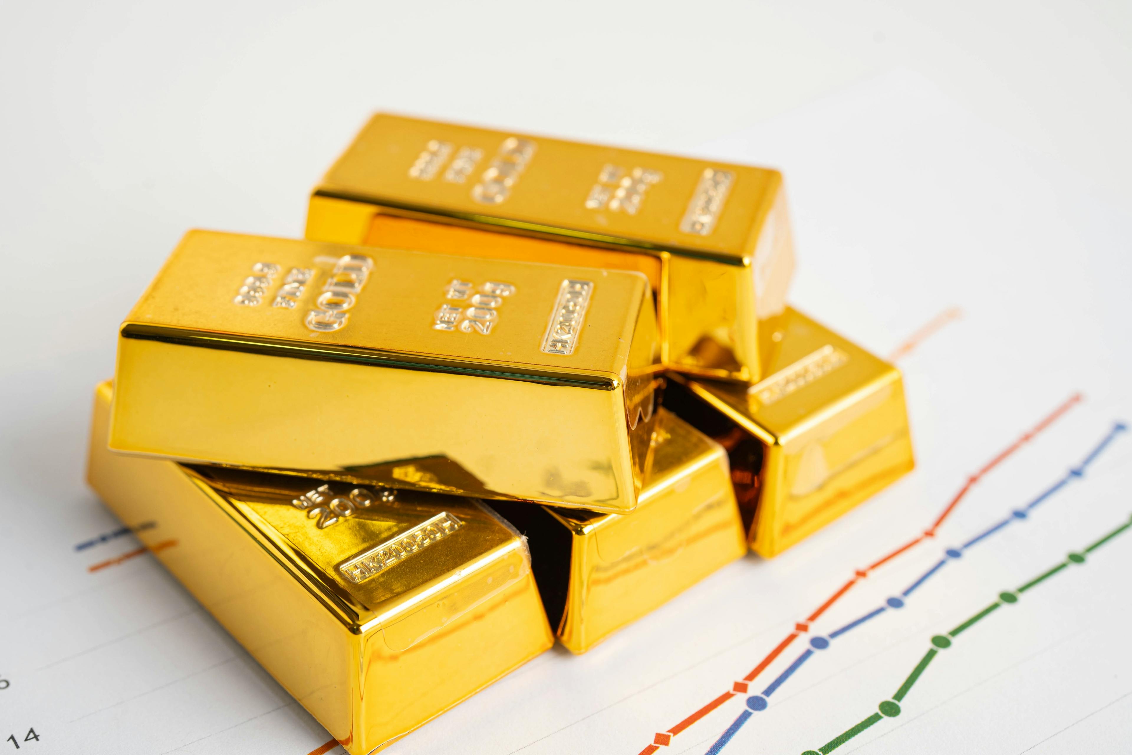 Gold Bars on Graph
