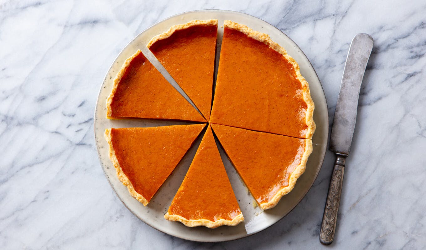 Photo of a pie in slices