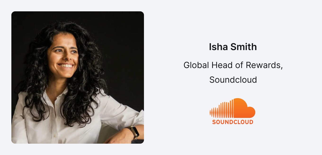 Isha Smith, Global Head of Rewards at Soundcloud – headshot photo