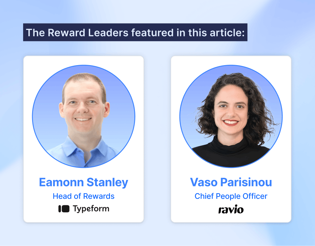 Reward Leaders: Eamonn Stanley and Vaso Parisinou