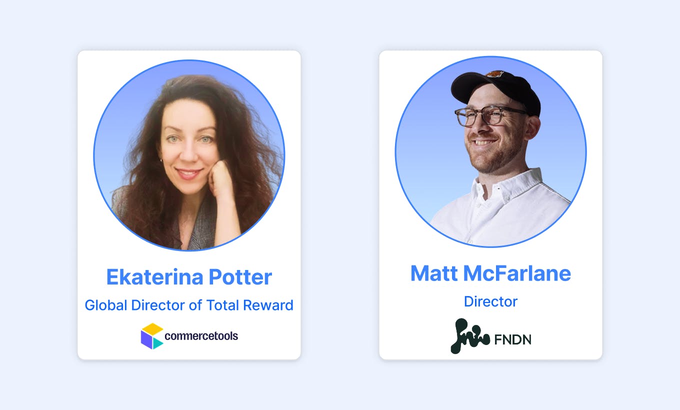 Ekaterina Potter and Matt McFarlane, Reward experts