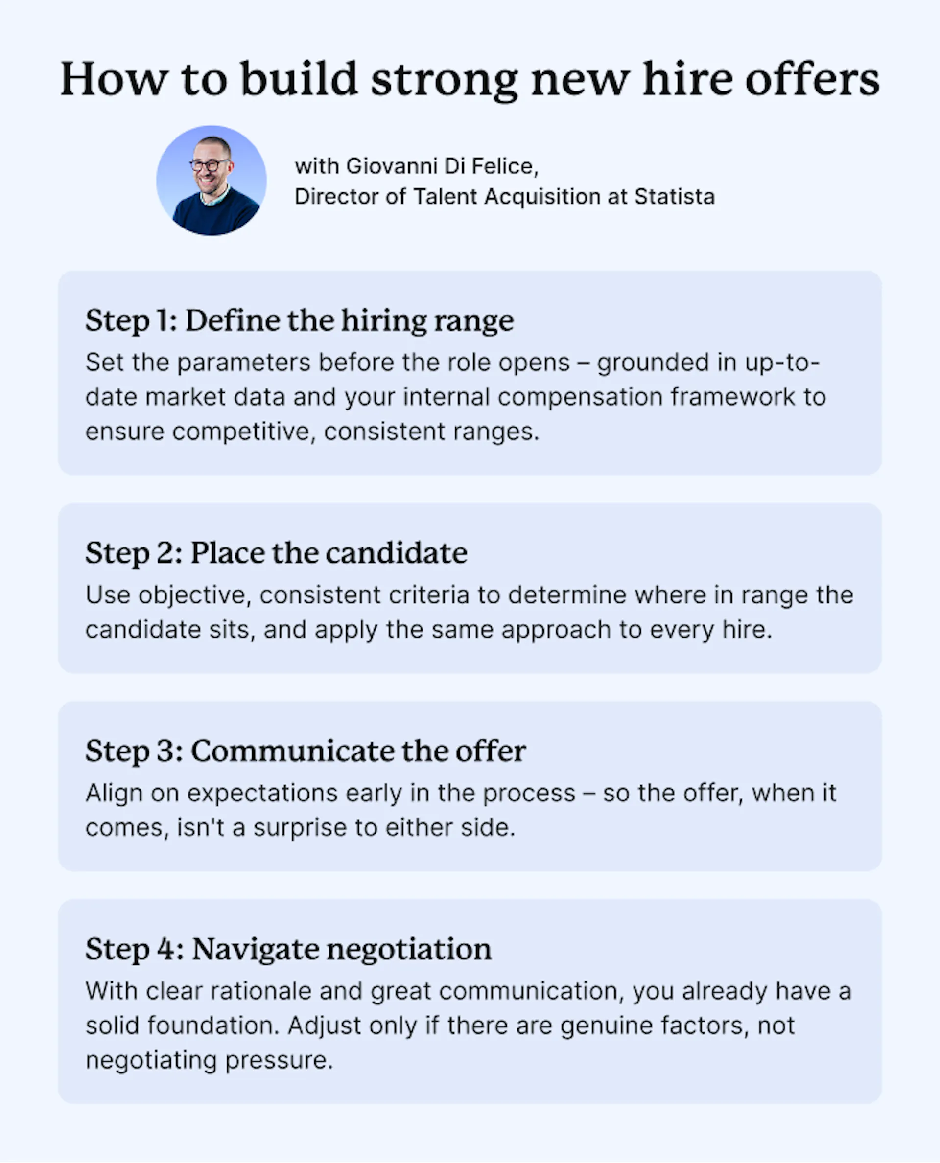 How to build strong new hire offers