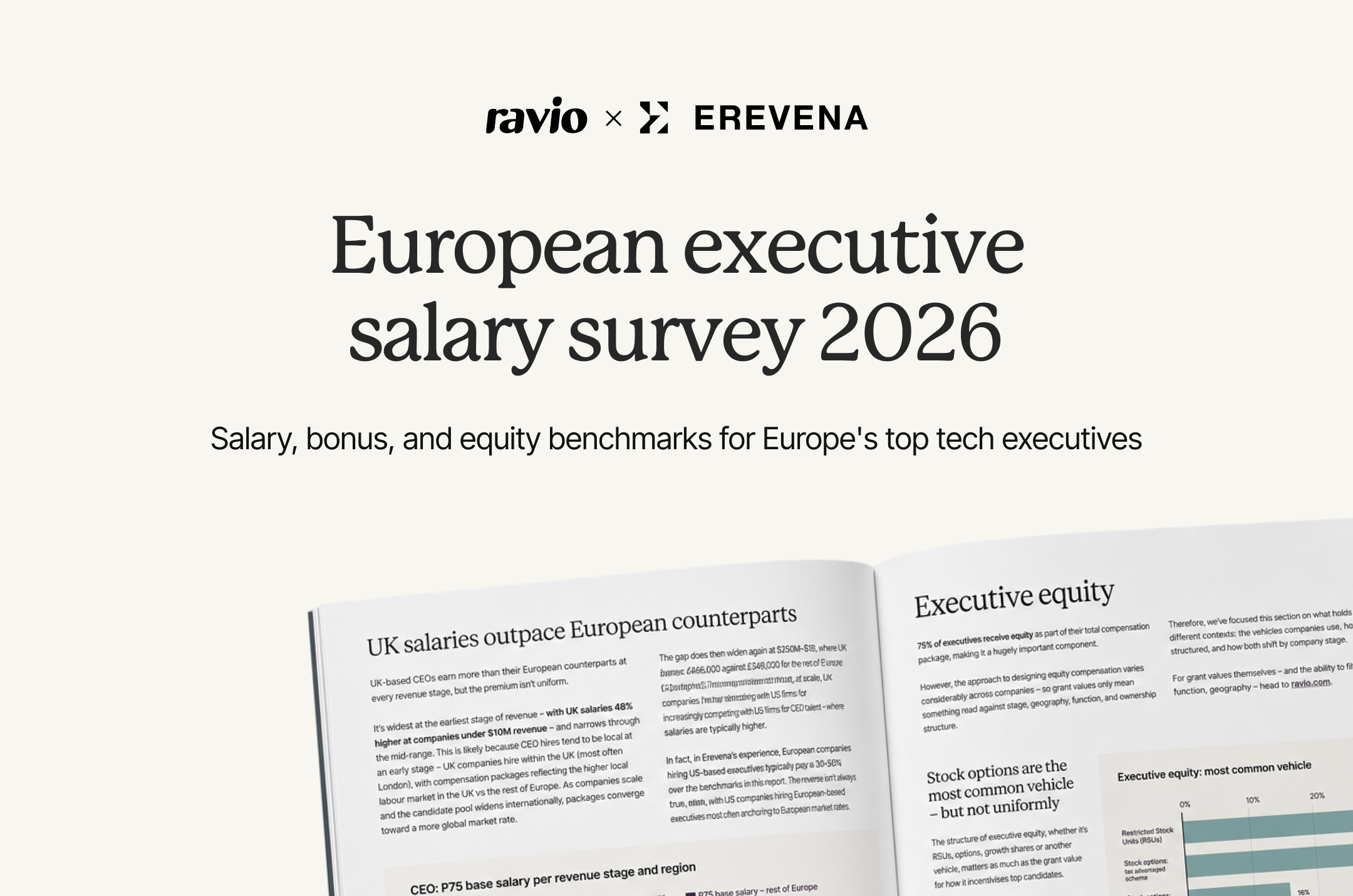 European Executive Salary Survey 2026, a report by Ravio