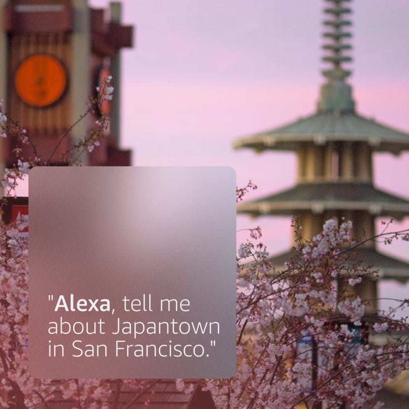 Alexa, tell me about Japantown in San Francisco