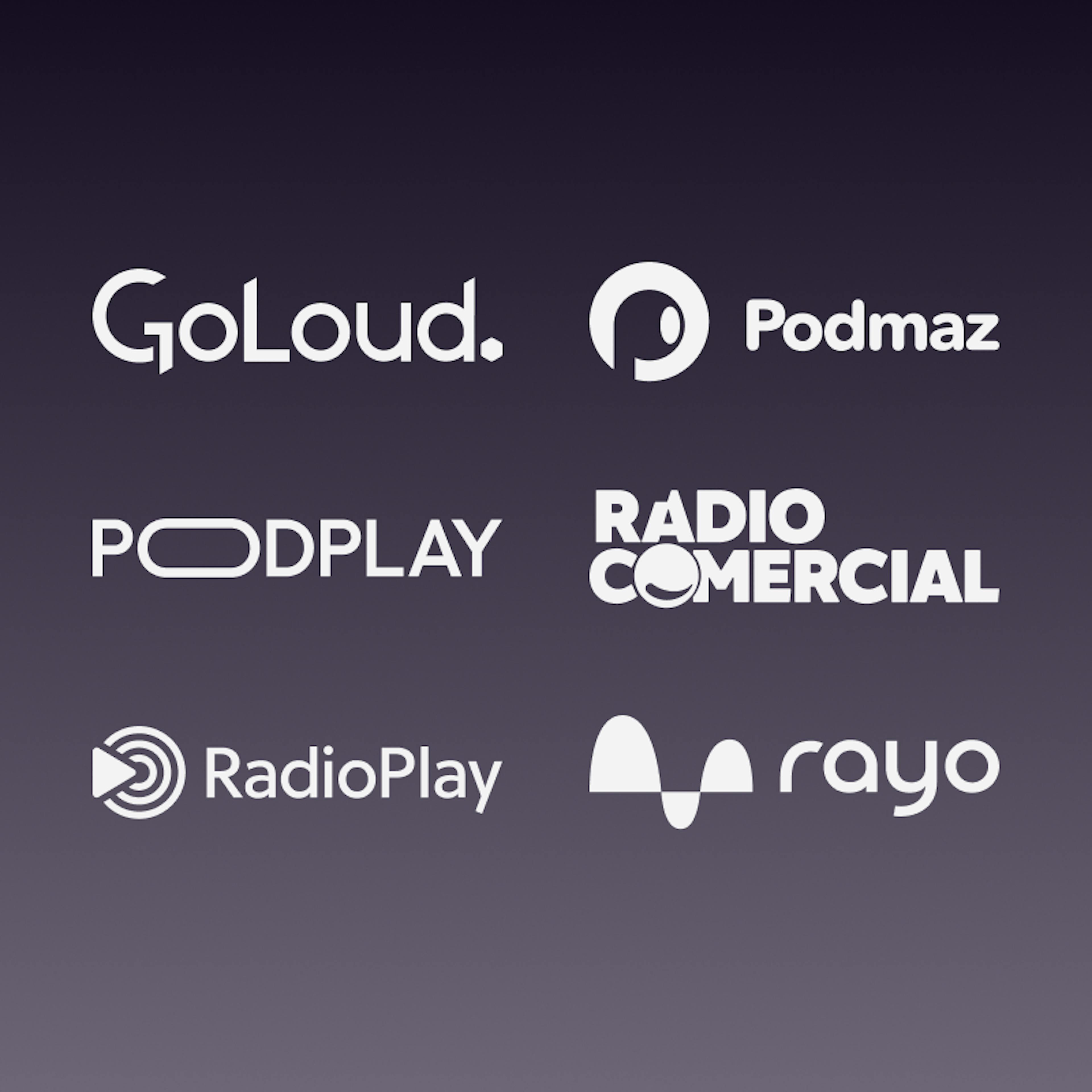 Logos from Bauer Media's player