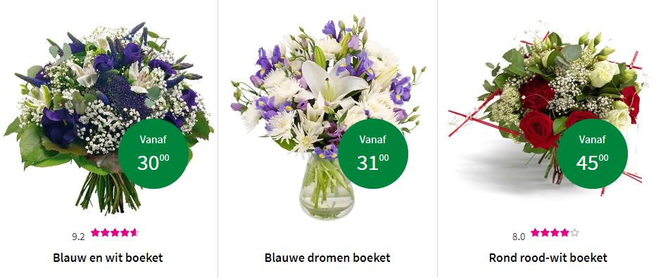 Populaire beterschapsboeketten