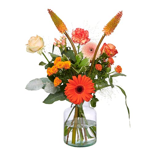 Boeket met gerbera's