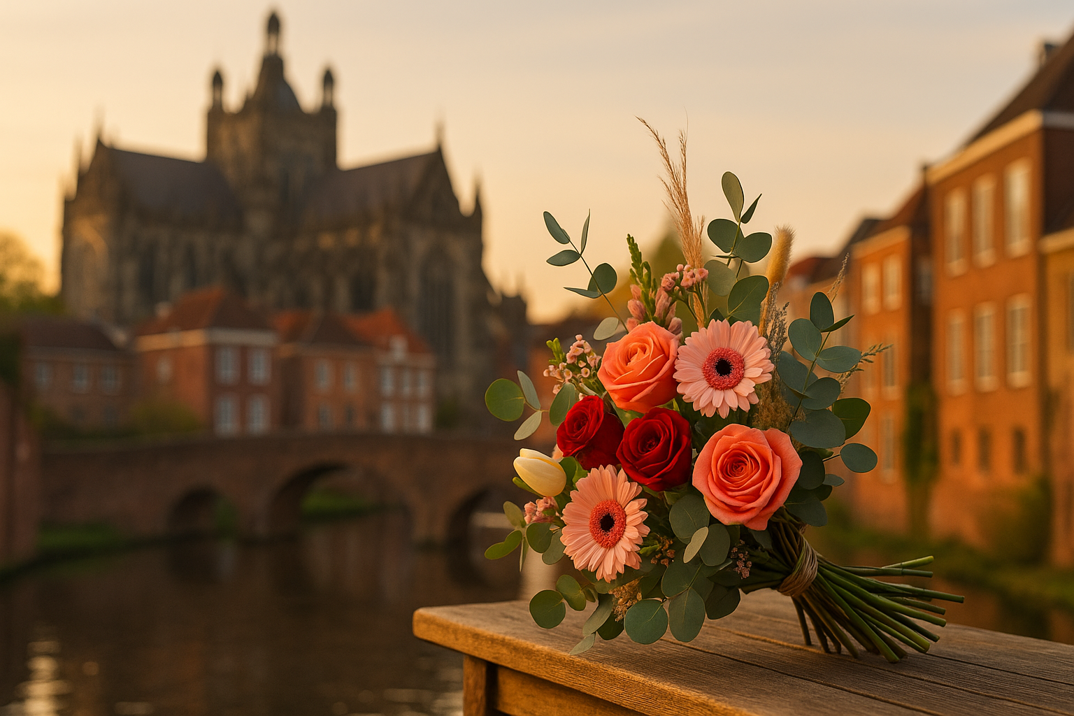 Boeket voor Sint jan Kerk Den Bosch