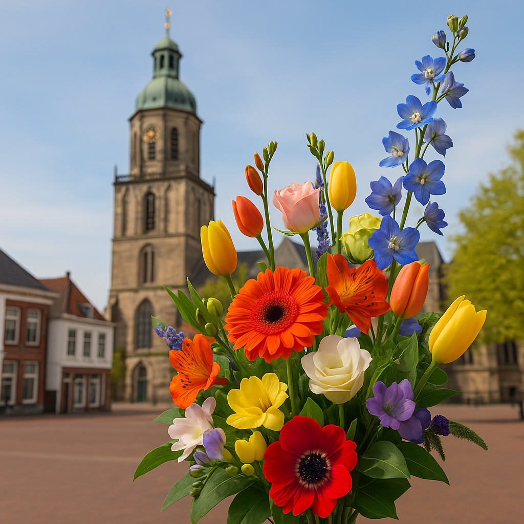 boeket voor kerk enschede