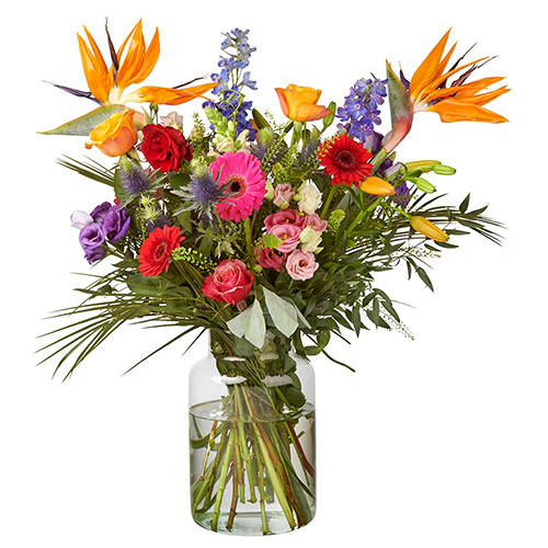 Boeket met Ridderspoor