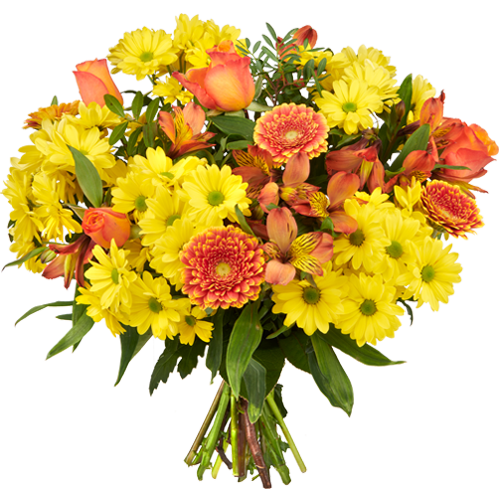 Boeket met gerbera's