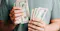 man holding money