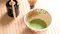 Traditional Japanese tea ceremony at Suizenji Jojuen Park