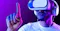 Man wearing VR set
