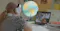 Girl working over video call