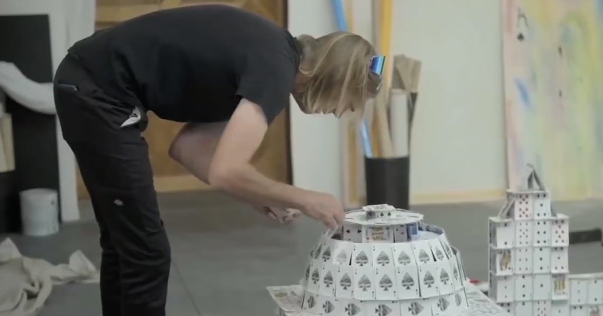 Guinness World Record in Cardstacking