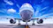 airplane on tarmac