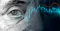 A man’s face is shown alongside a stock chart, illustrating his focus on financial trends and market analysis.