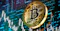 The context appears to be related to cryptocurrency, specifically Bitcoin. The image shows a digital representation of a Bitcoin coin overlaid on a background featuring financial charts and data, suggesting a focus on Bitcoin trading, market analysis, or investment. This context is likely connected to discussions about the performance, trends, or impact of Bitcoin in financial markets.