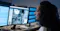 female on computer