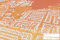 3D map illustrating wildfire risk levels across residential neighborhood in Altadena, California