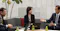 2 men and a women discussing