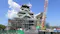 Kumamoto Castle undergoing restoration work