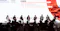 People sitting on stage