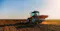 Tractor on agriculture field