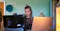 female on computer