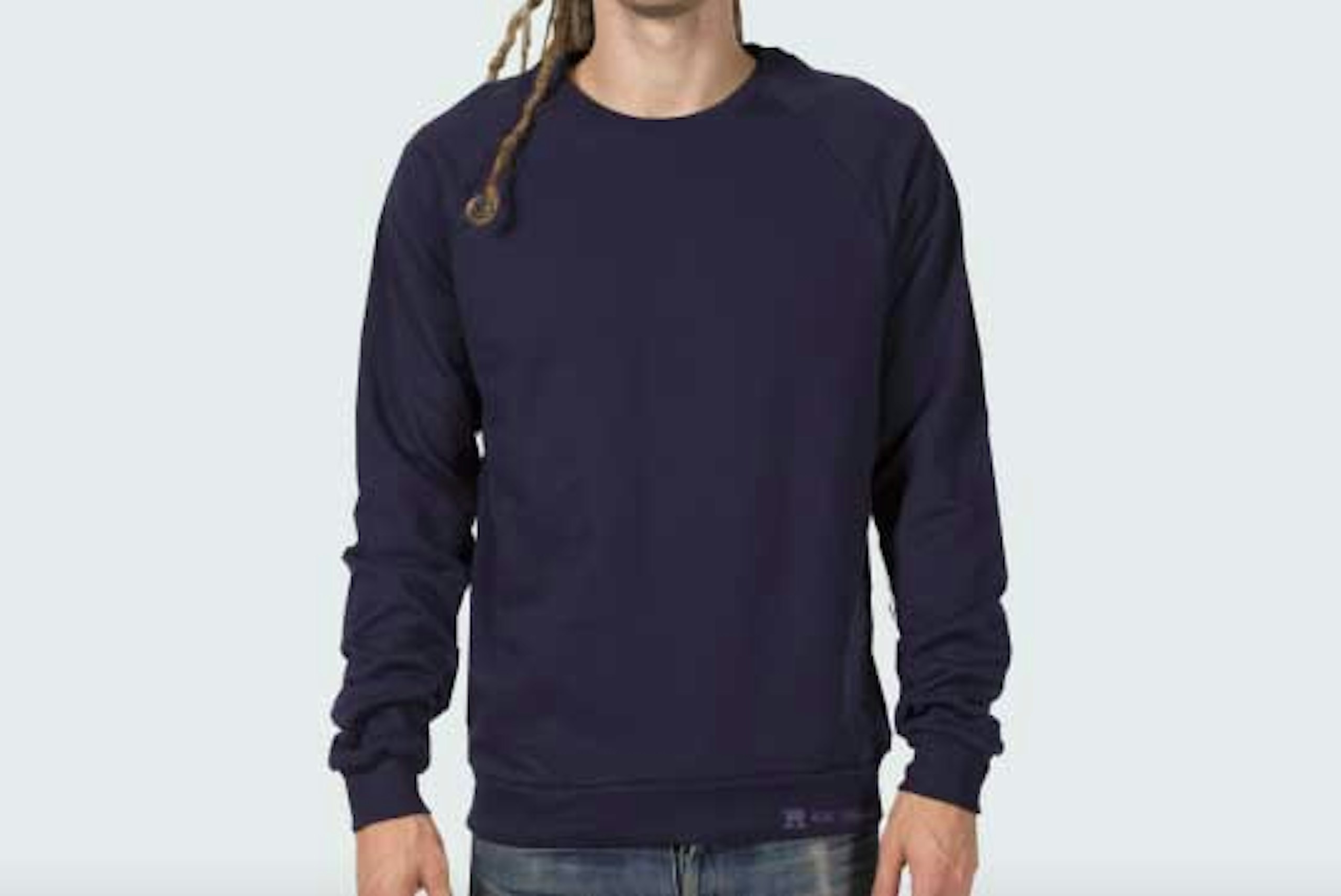 navy hoodie