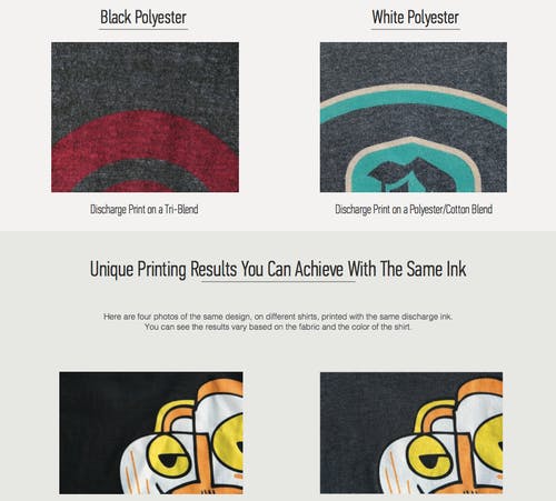 printing examples on each blend printing examples on each blend